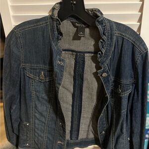 White House Black Market Dark Denim Jacket